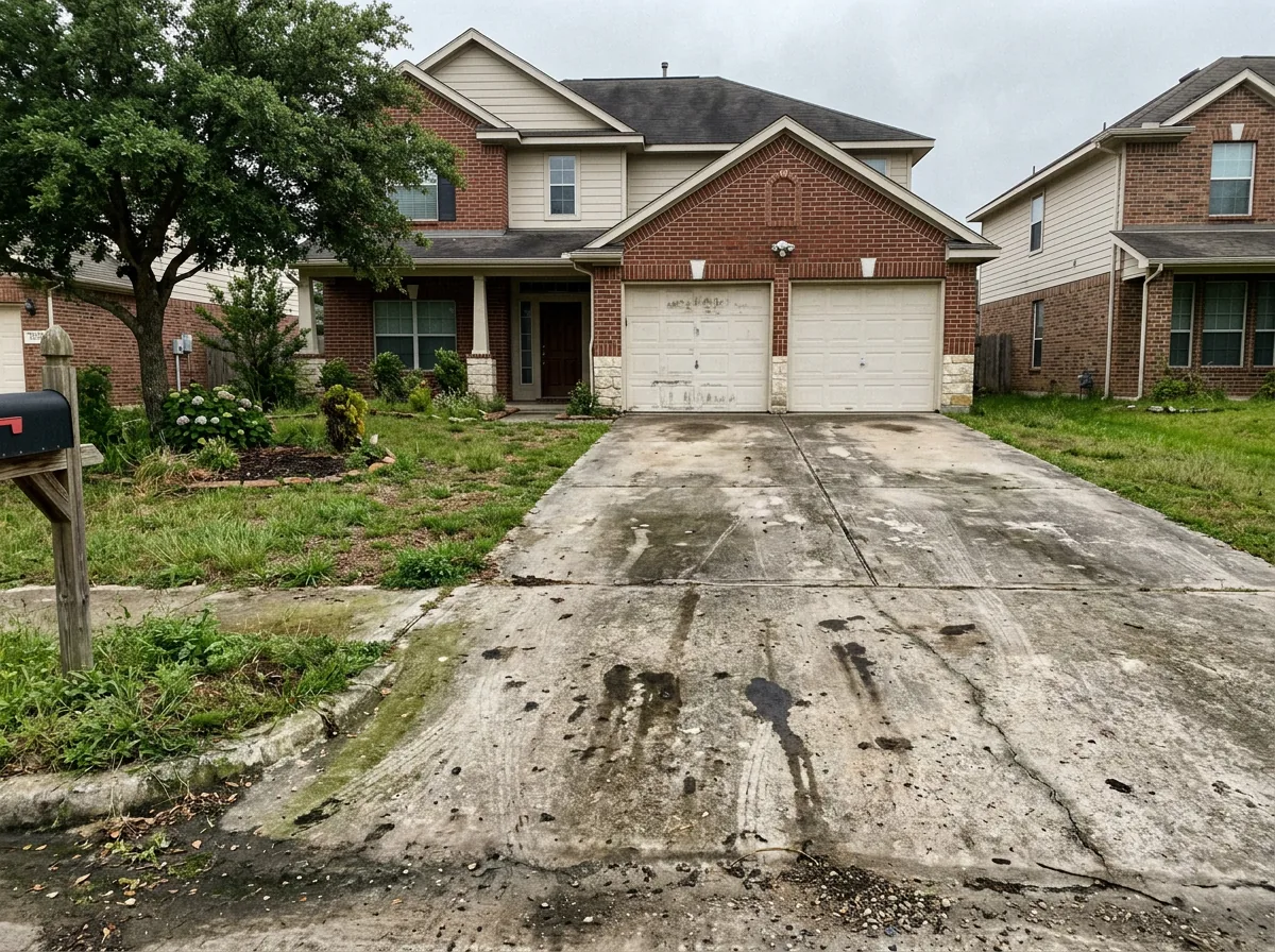 Before — Patio Pressure Wash — Huffman, TX