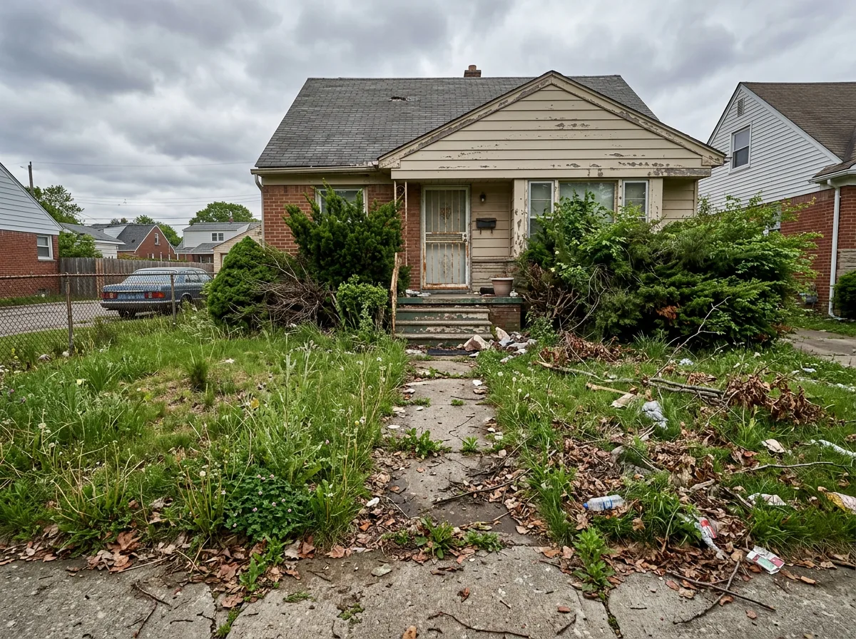 Before — Front Yard Restoration — Crosby, TX